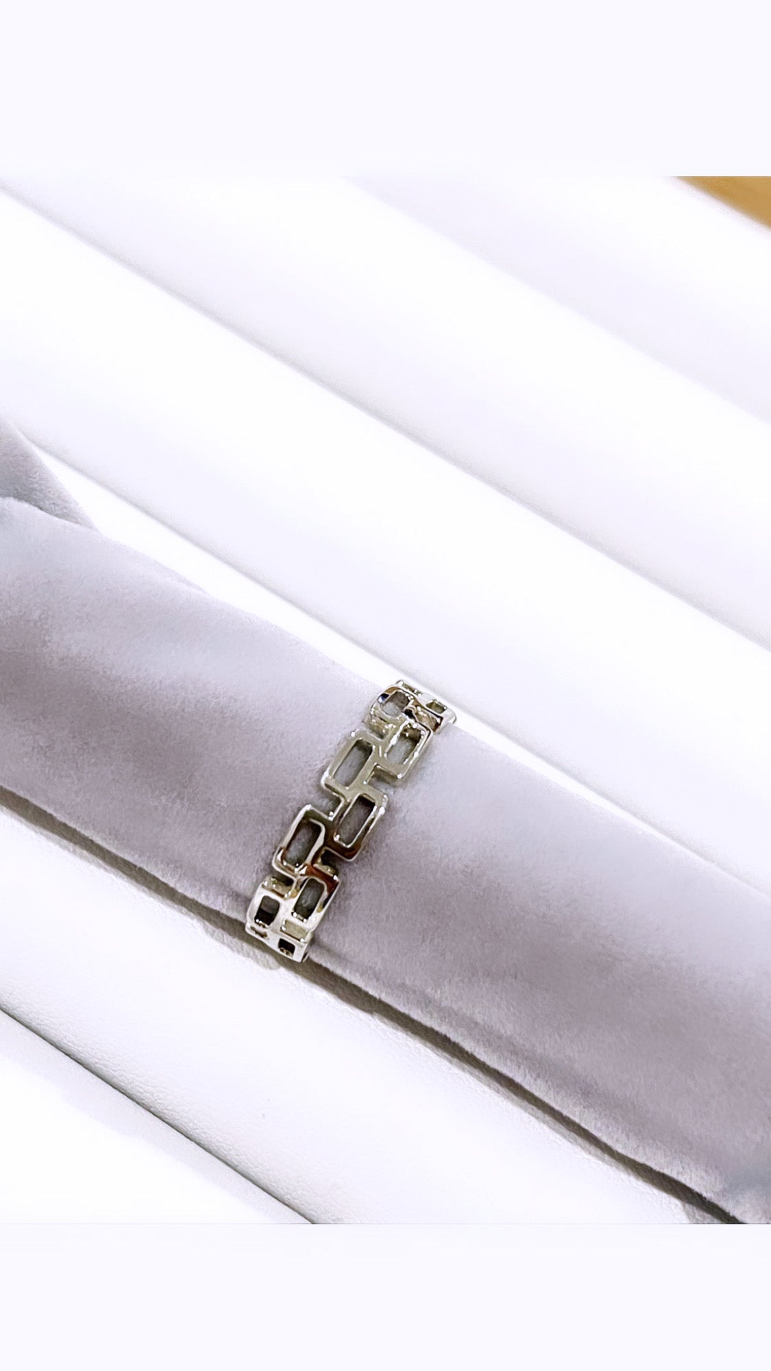 Greek Inspiration VM Designer Rhodium Ring