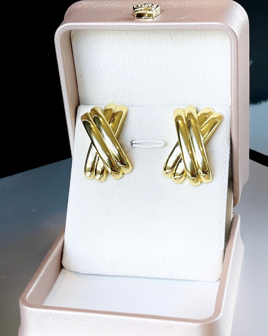 Cable X Earring