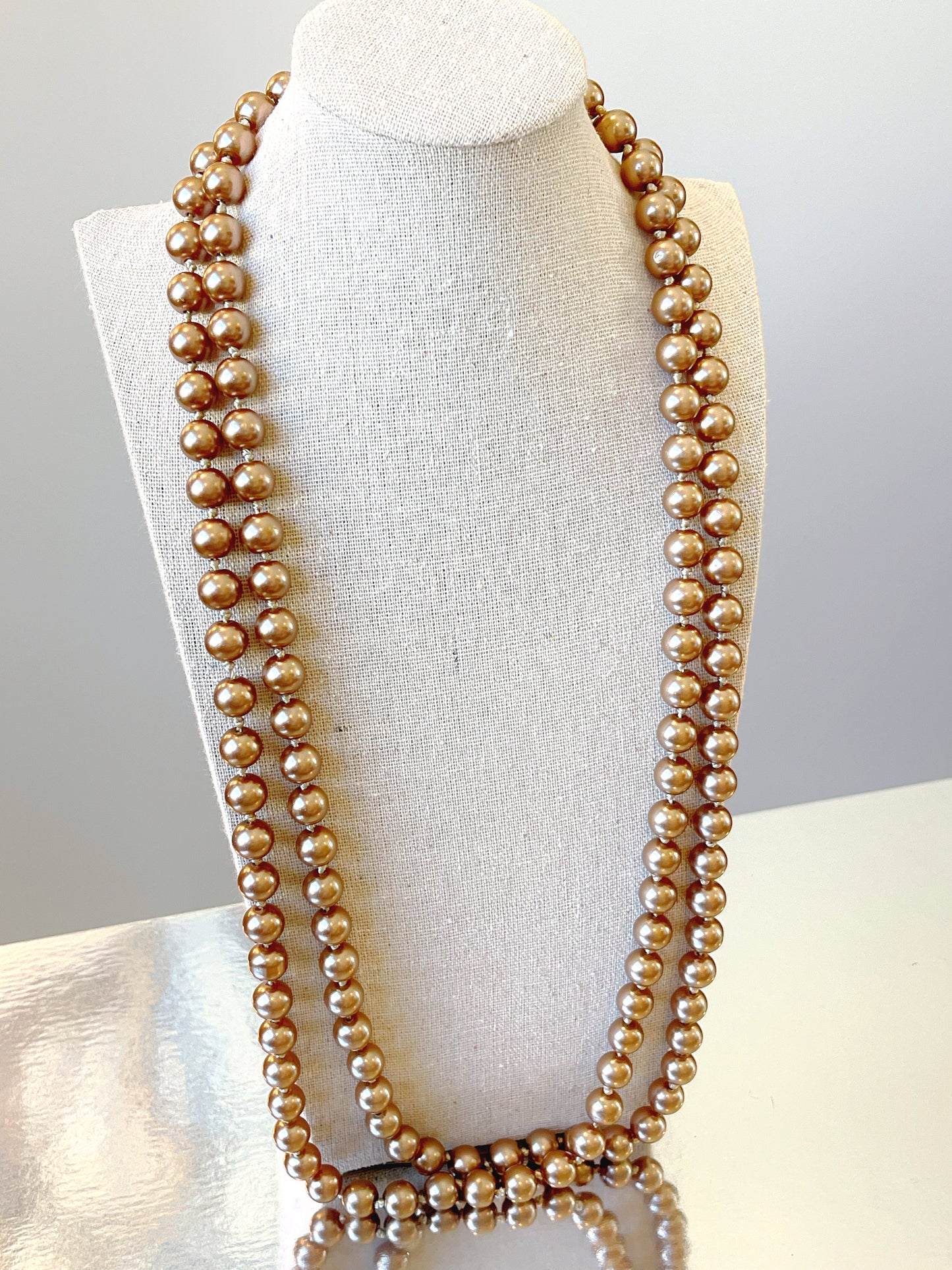 Color Shell Pearl Long Necklace