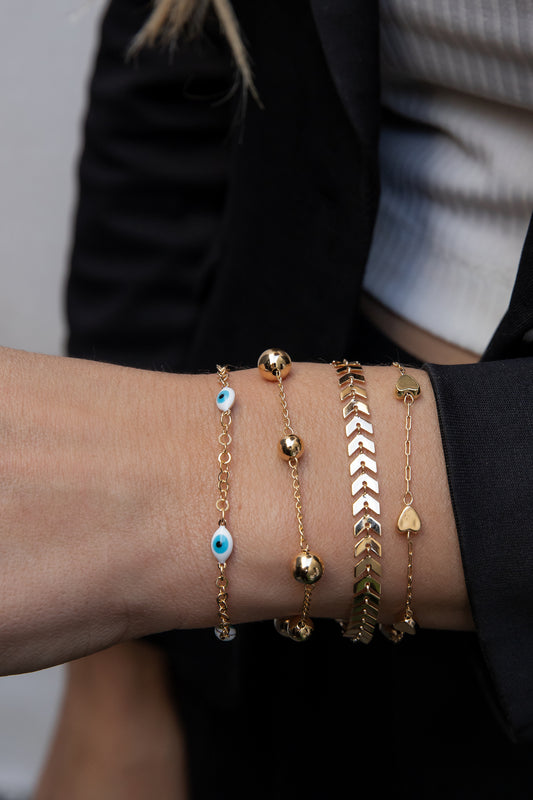 Glossy Balls Bracelet