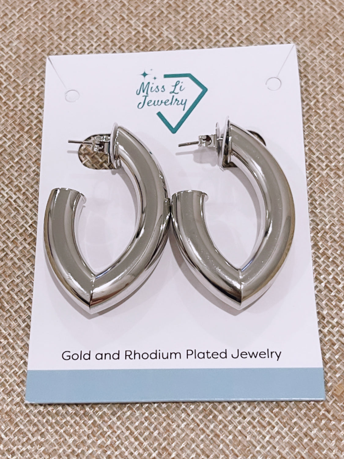 Glossy V Tube Hoop