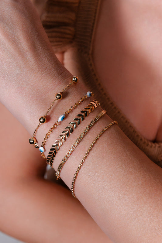 Glossy Balls Bracelet