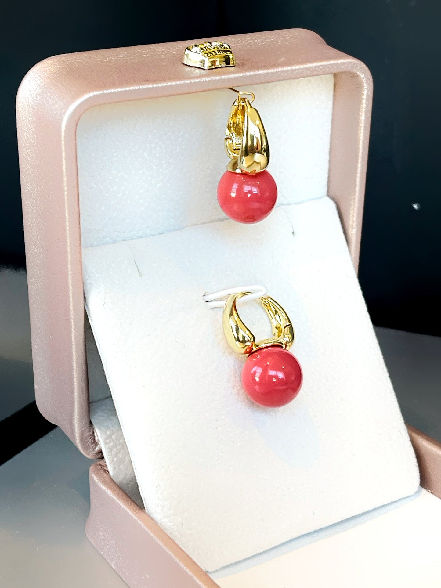 12MM Ball LabGem Earring Hoop