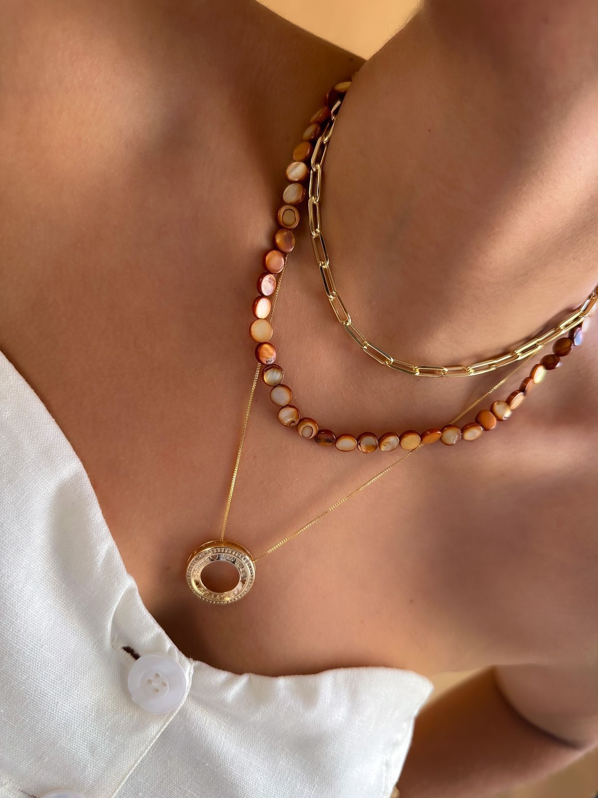 Mandala Pave Necklace