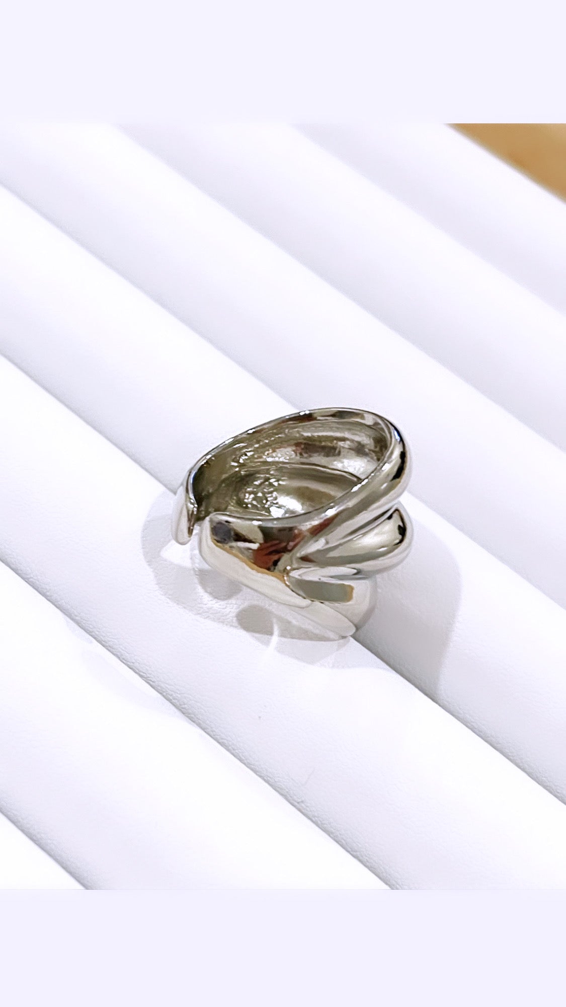 Triple Dome Open Ring