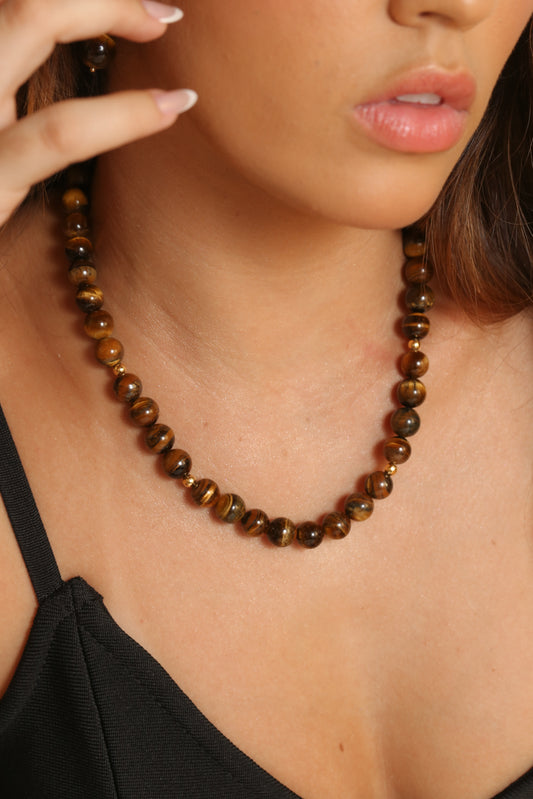 Tiger's Eye 10MM Necklace