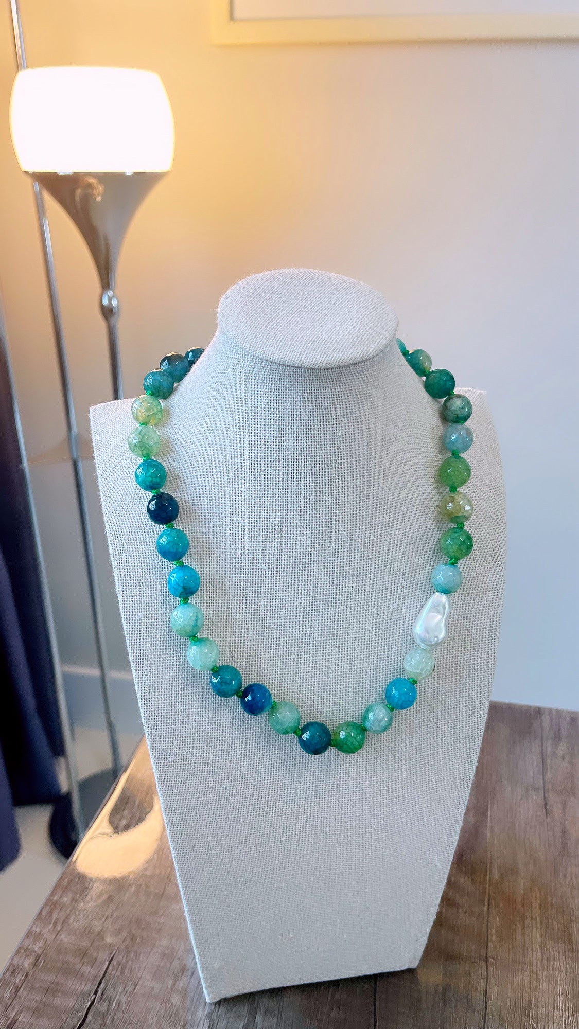 Baroque Pearl Natural Gemstone Necklace