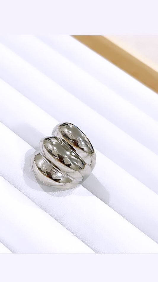 Triple Dome Open Ring