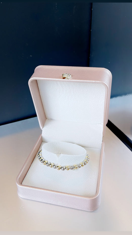 Mix Metal Beads Bracelet