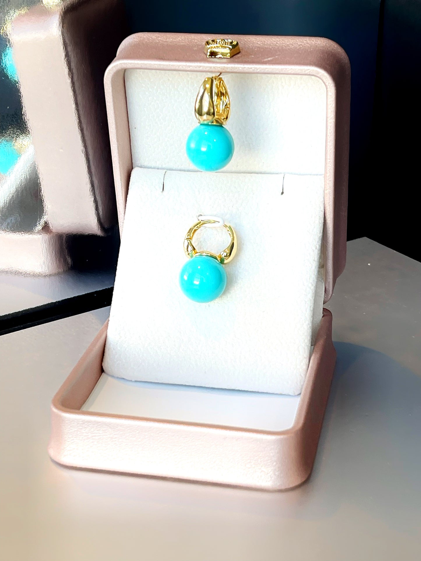 12MM Ball LabGem Earring Hoop