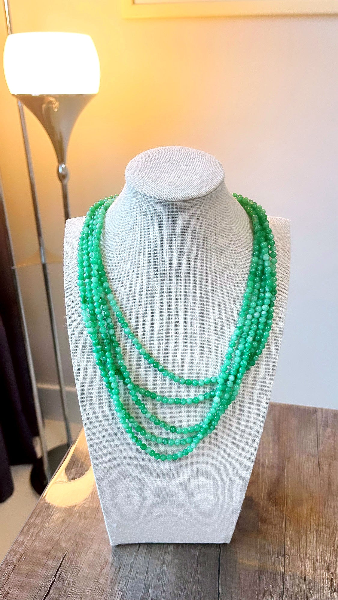 Gemstone Torsade Necklace