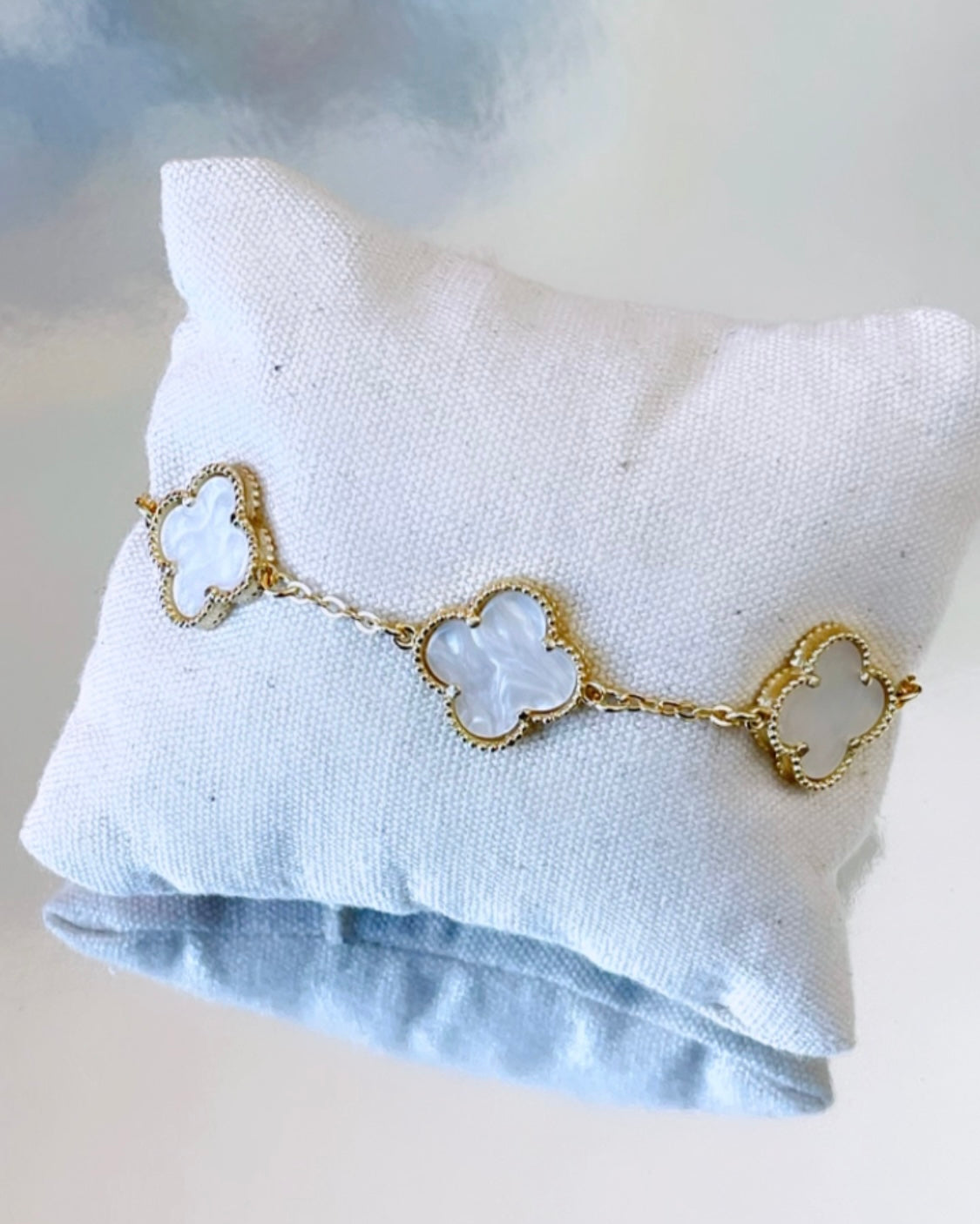 Inspiration Clover GemStone VC Designer Bracelet