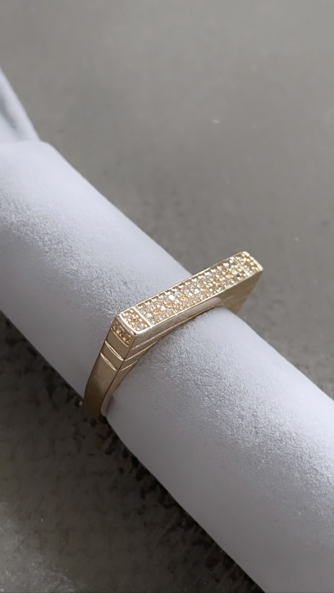 Tall Pave Ring