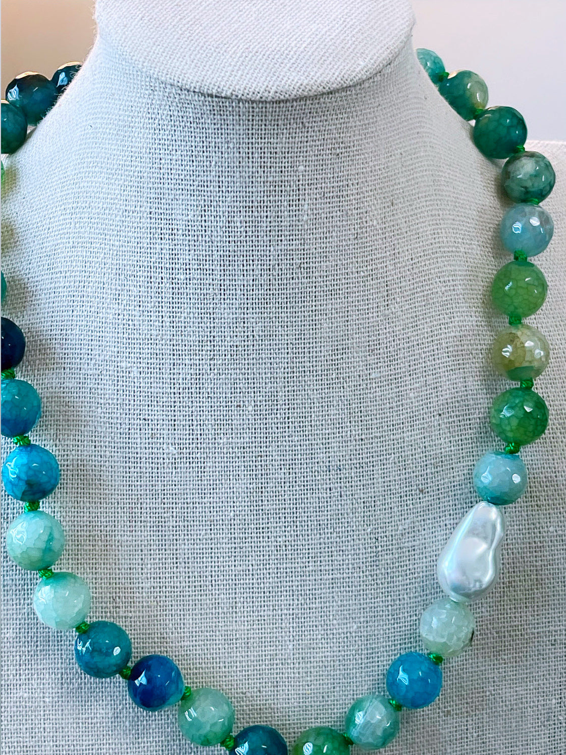 Baroque Pearl Natural Gemstone Necklace