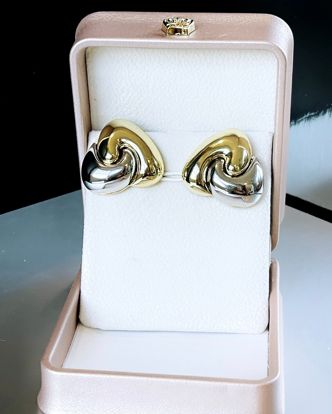 Swirl Mix Metal Earring