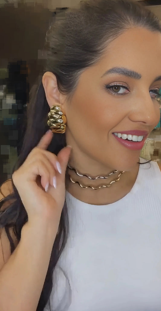 Maxi Croissant Earring