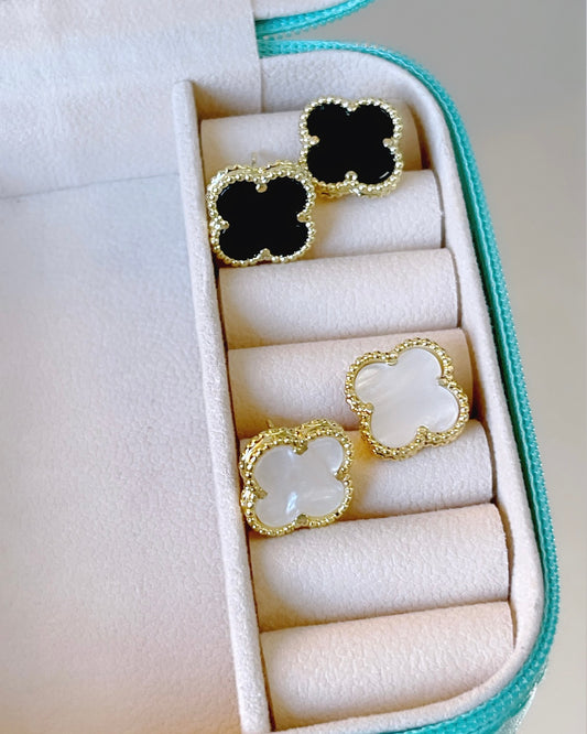 Flower Gemstone VC Designer Earring