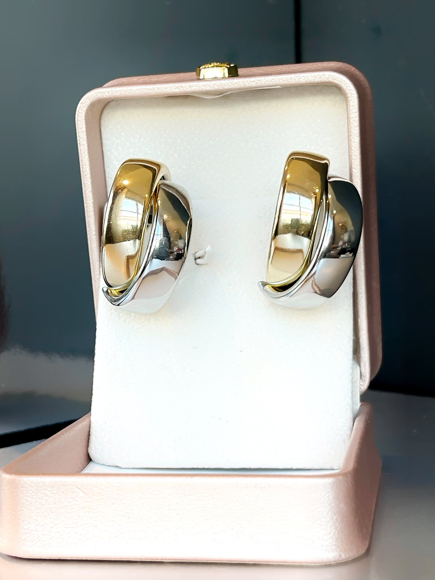 Mix Metal Dual 30MM Earring Hoop