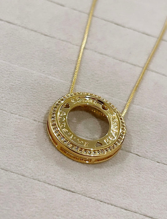 Mandala Pave Necklace