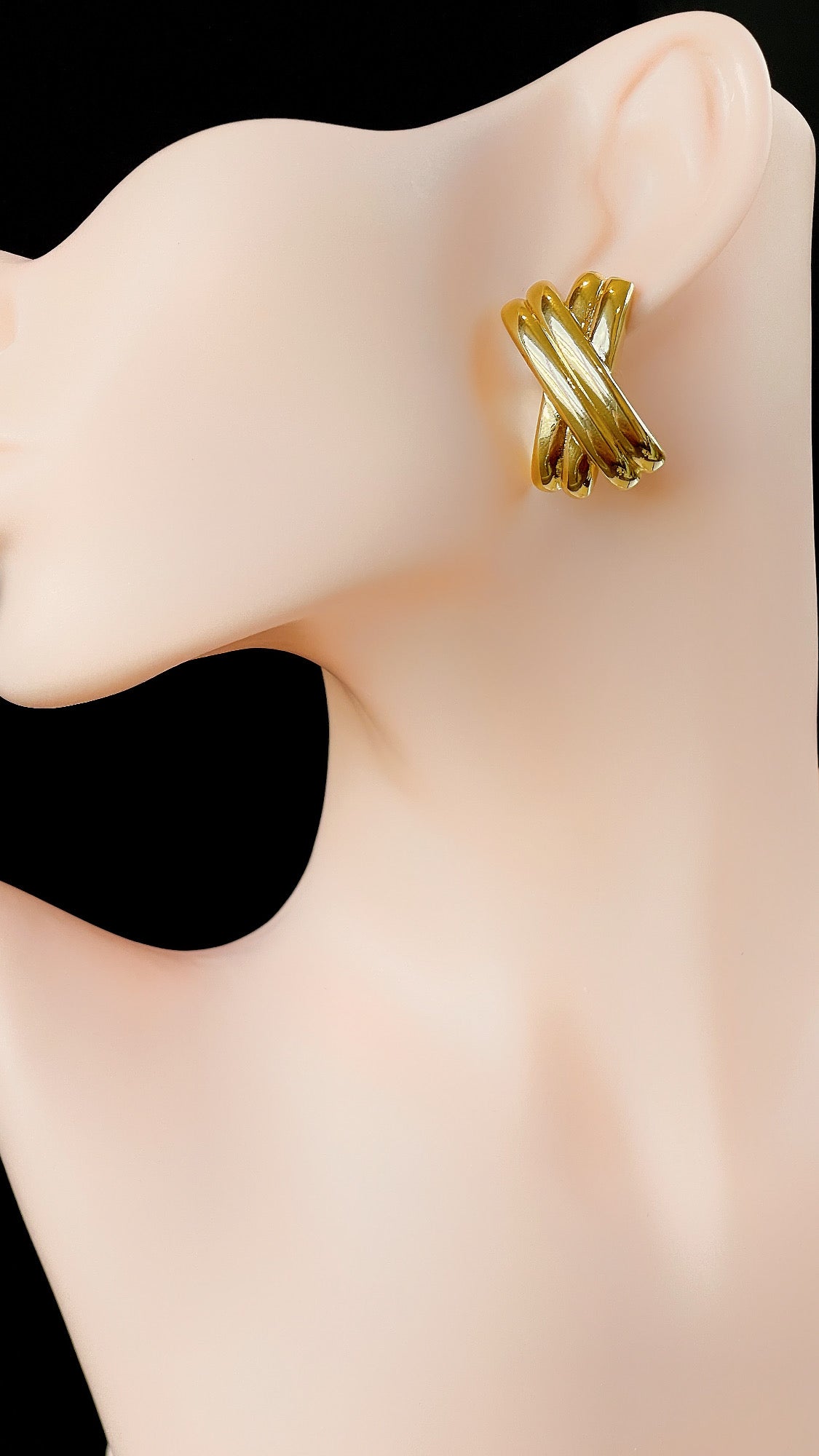 Cable X Earring