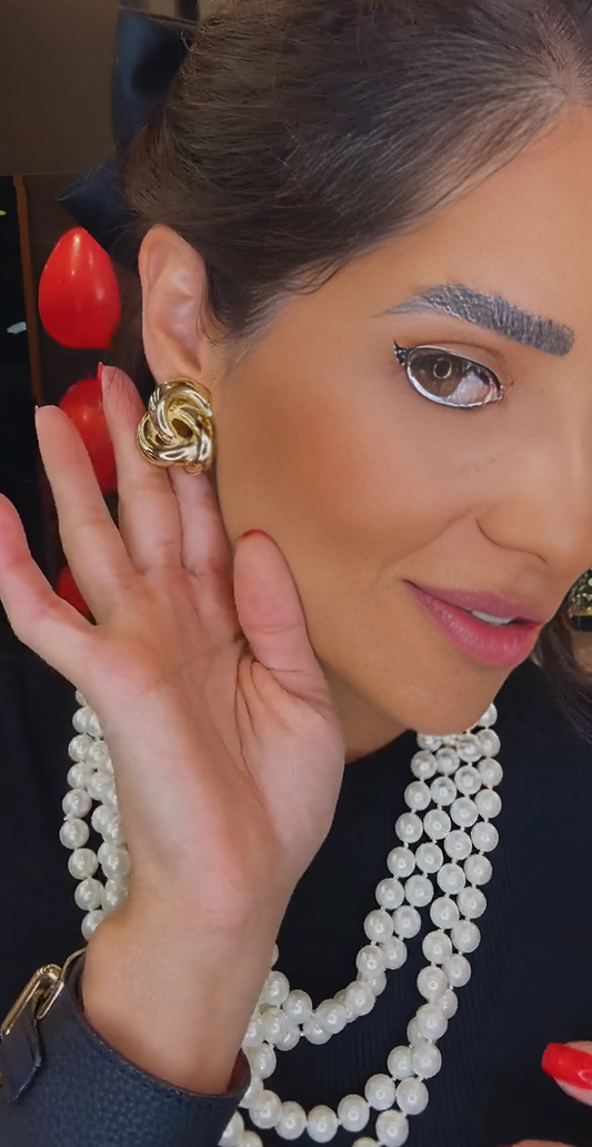 Maxi Triskelion Spiral Earring