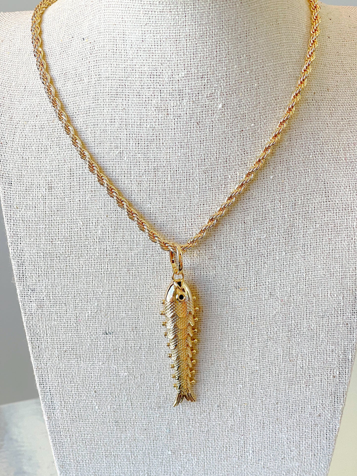 Rope Fish Necklace