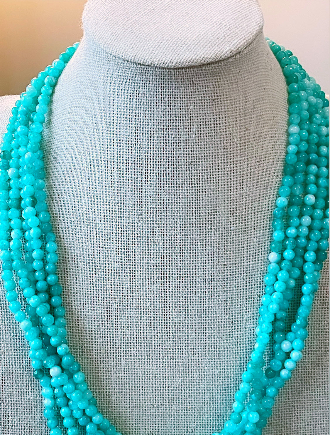 Gemstone Torsade Necklace