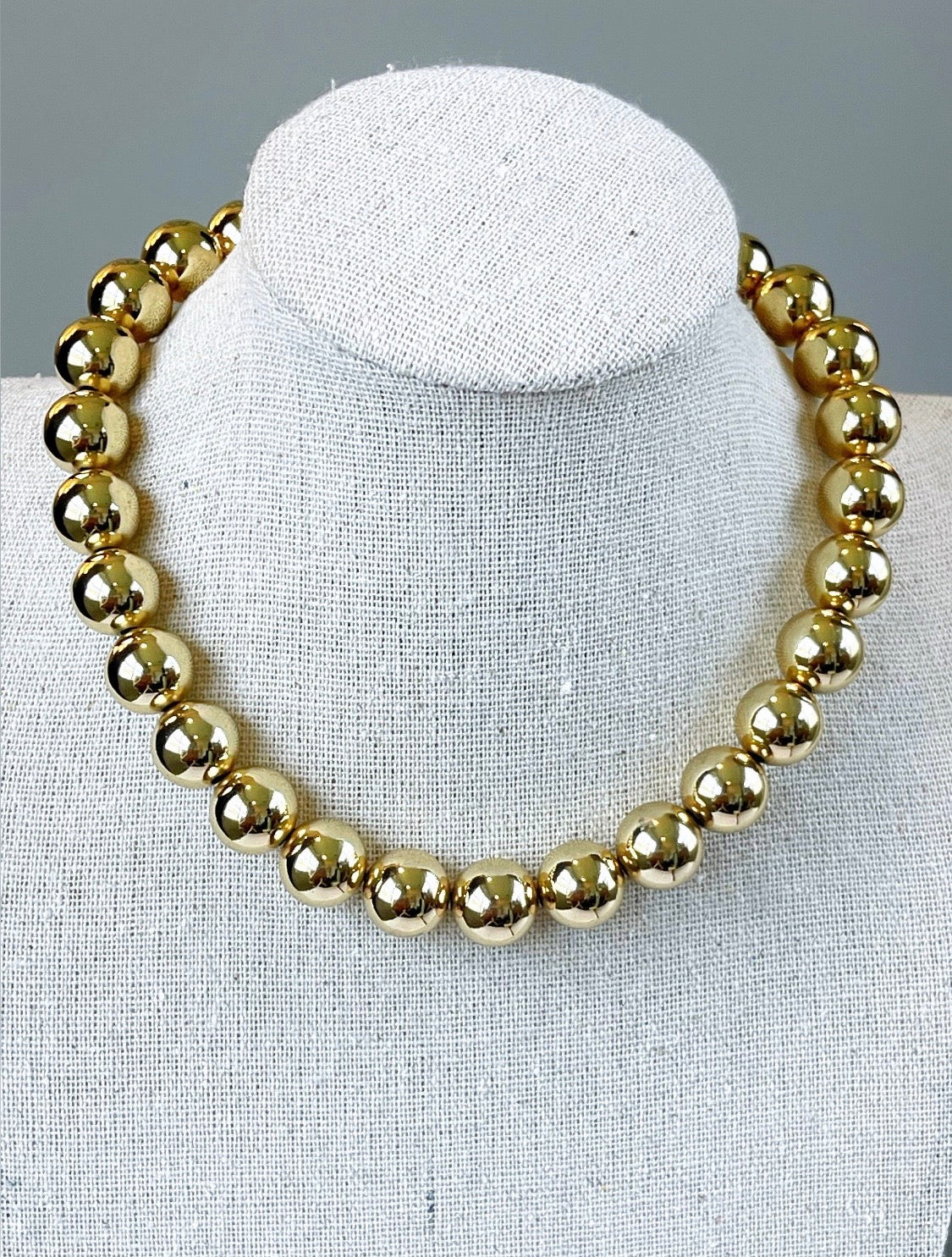 Adjusting Metal Beading 11MM Necklace
