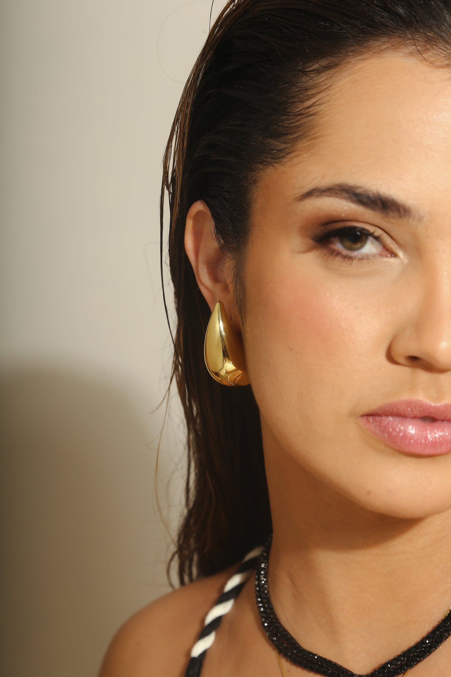Maxi Domed Droplet BT Designer Earring