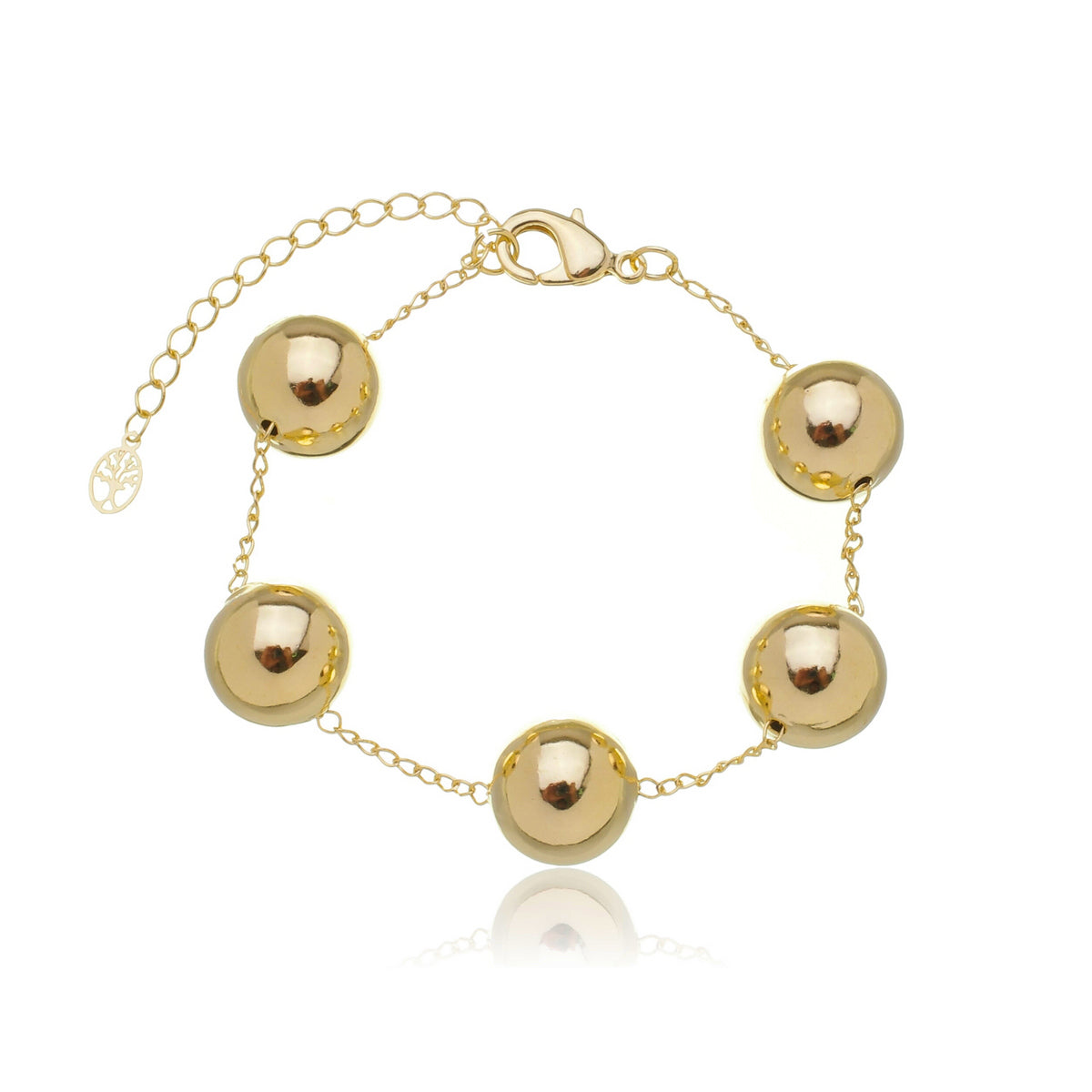 14MM Glossy Balls Bracelet