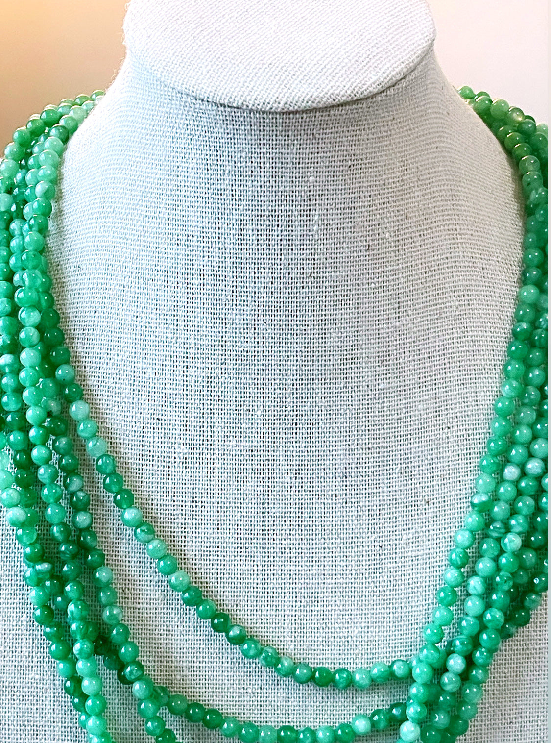 Gemstone Torsade Necklace