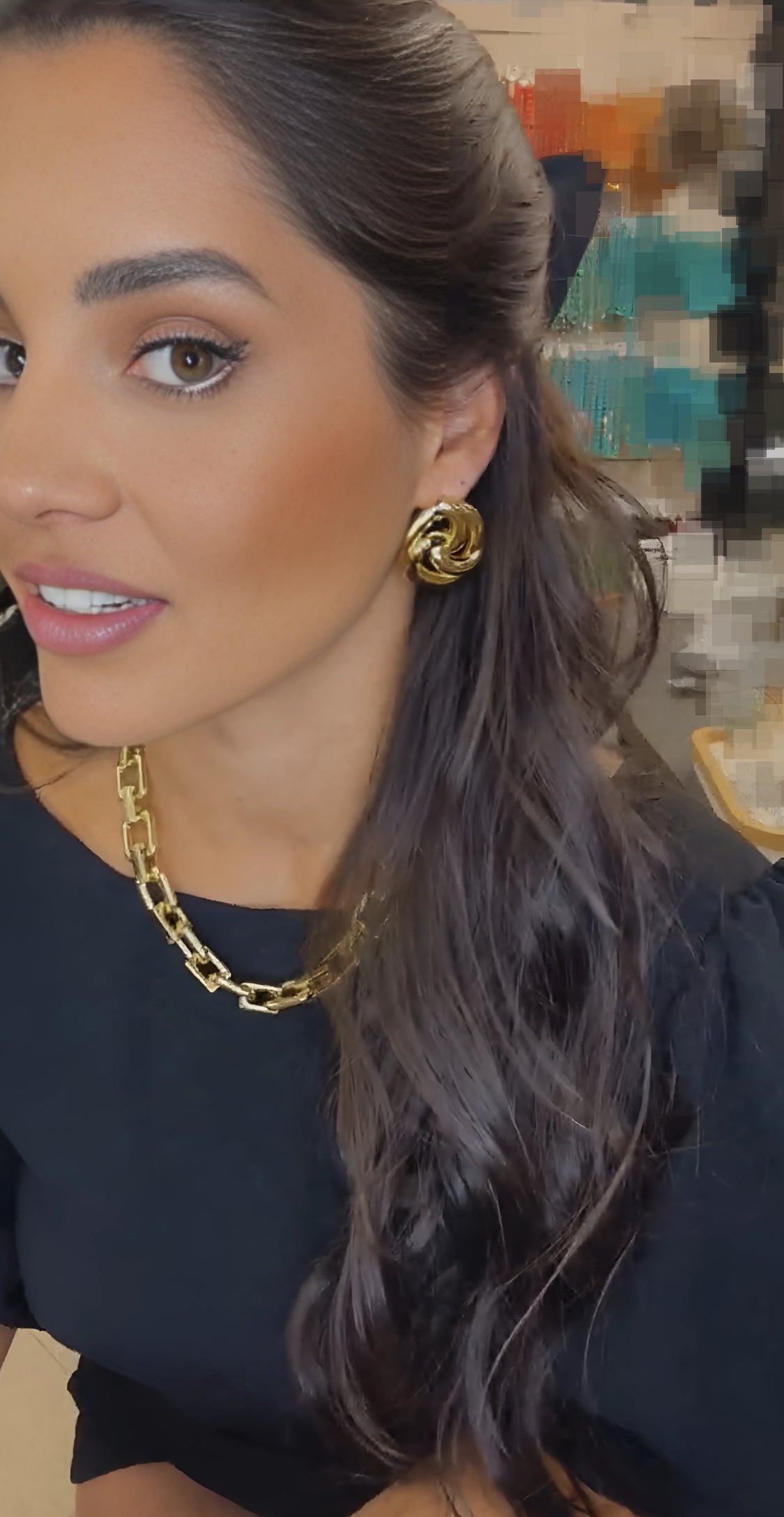 Maxi Triskelion Spiral Earring