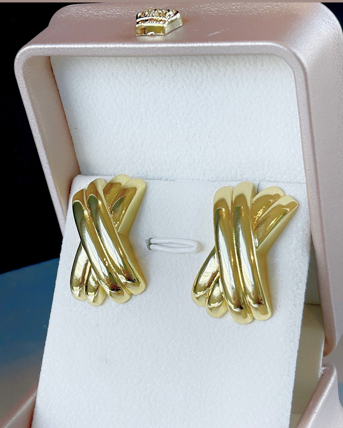 Cable X Earring