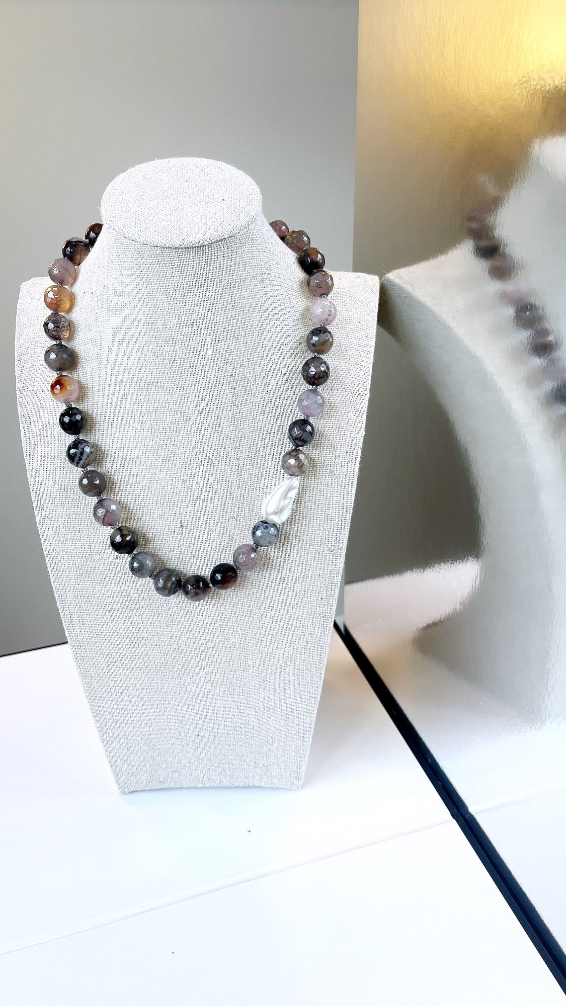 Baroque Pearl Natural Gemstone Necklace