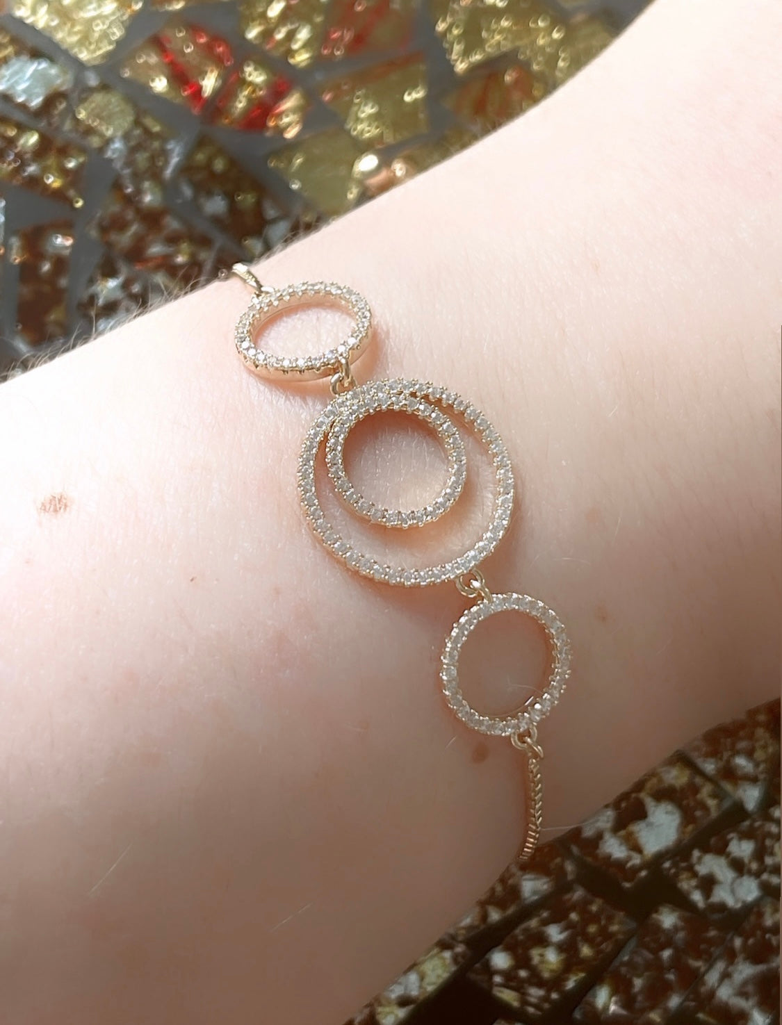 Pave Circle Bracelet