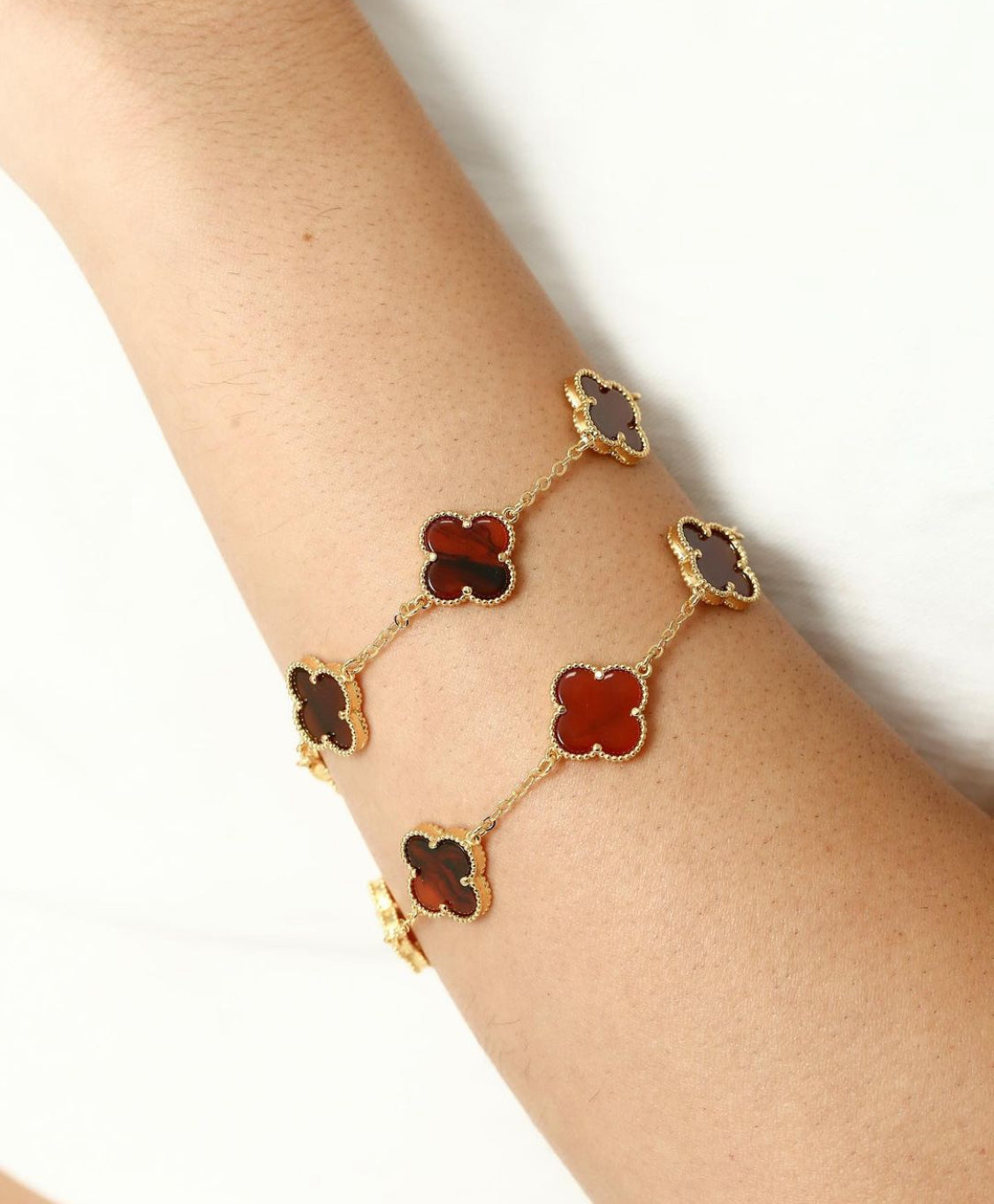Inspiration Clover GemStone VC Designer Bracelet