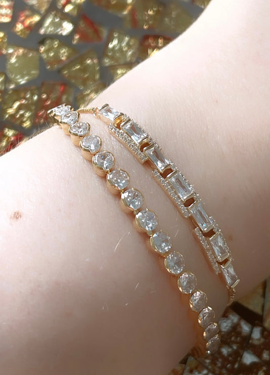 Pave Princess Zirconia Bracelet