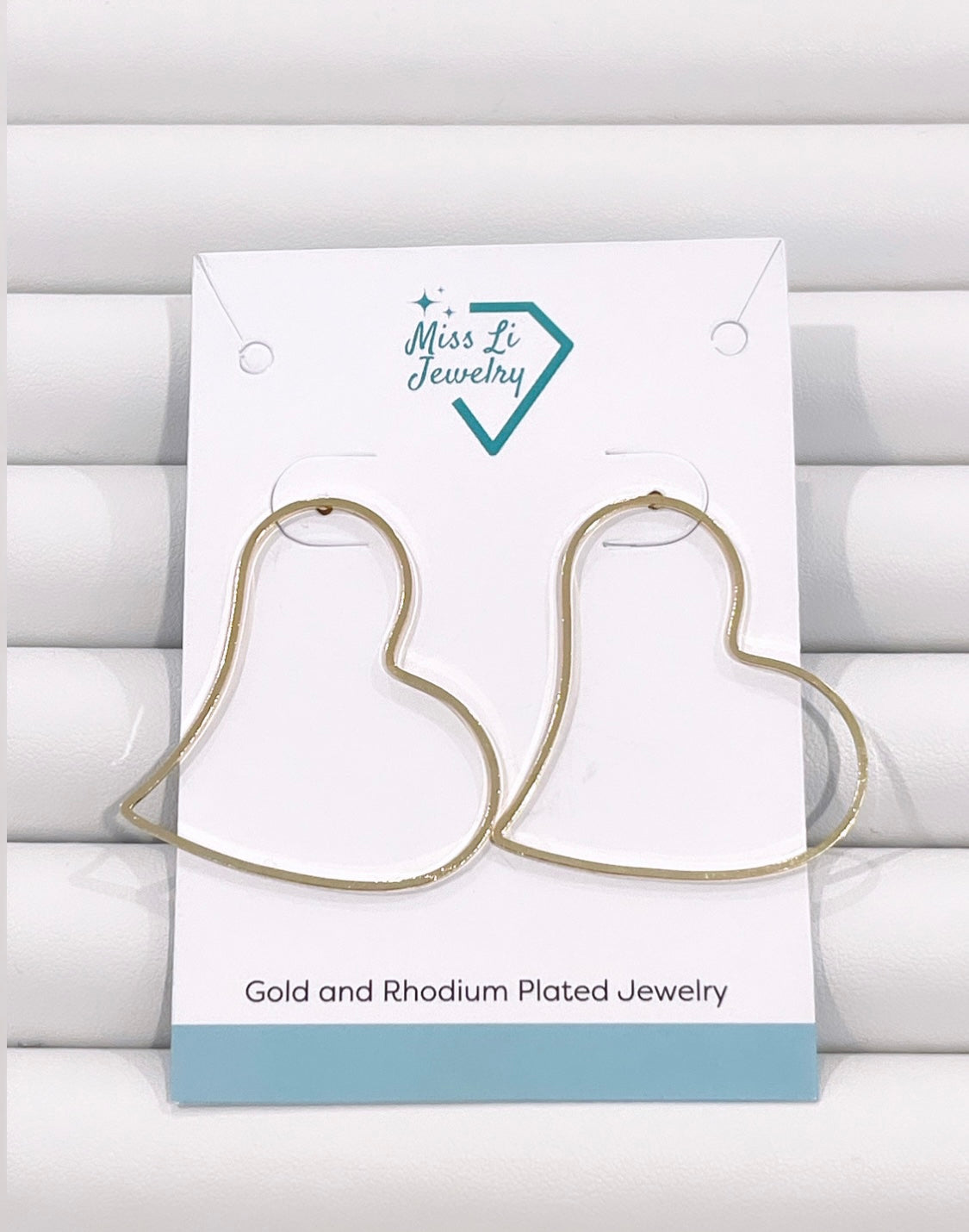 String Heart Earring