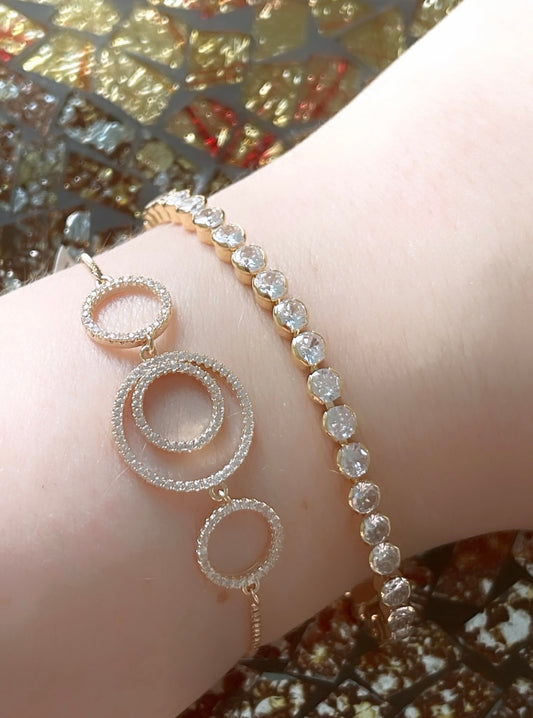 Pave Circle Bracelet