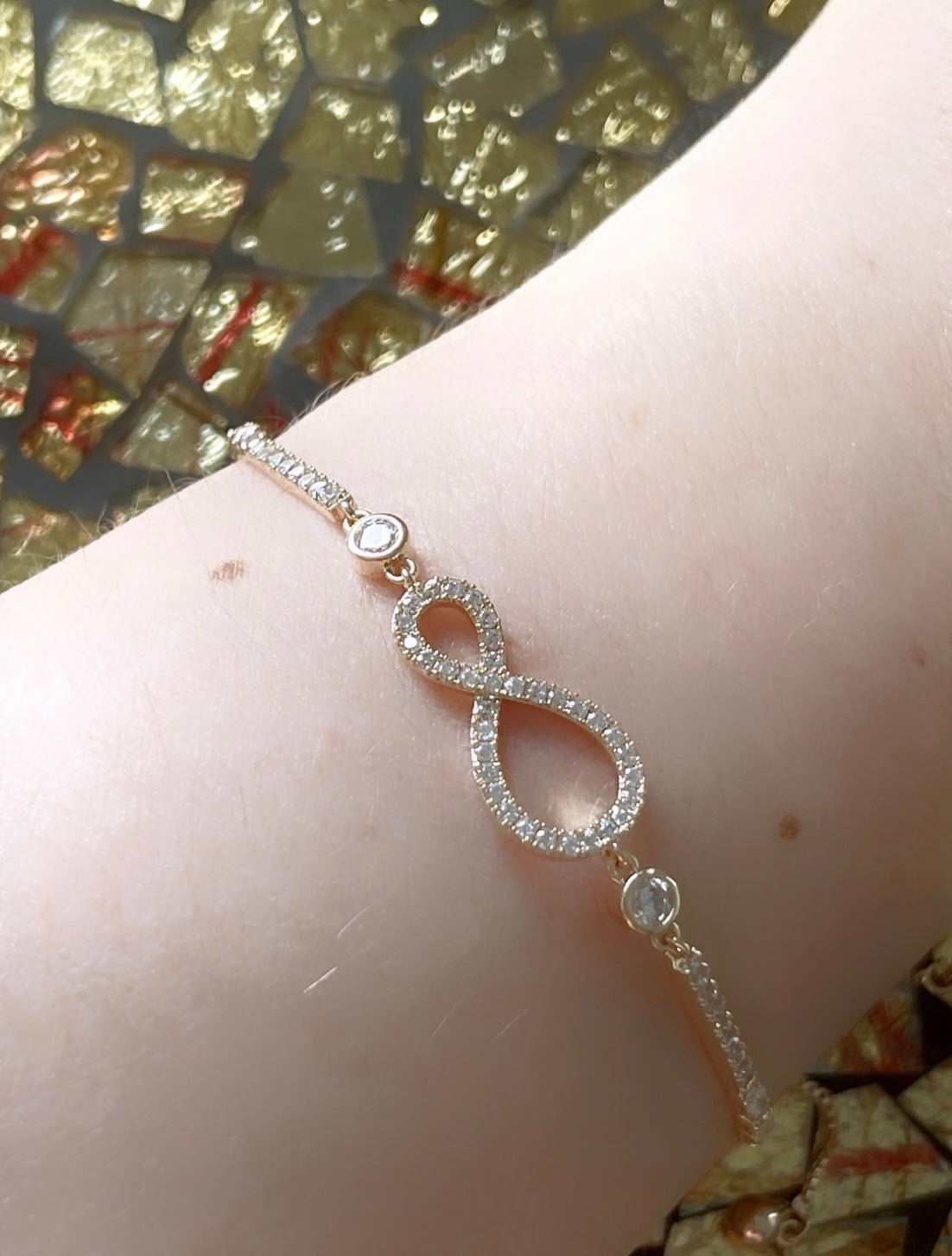 Pave Infinity Bracelet