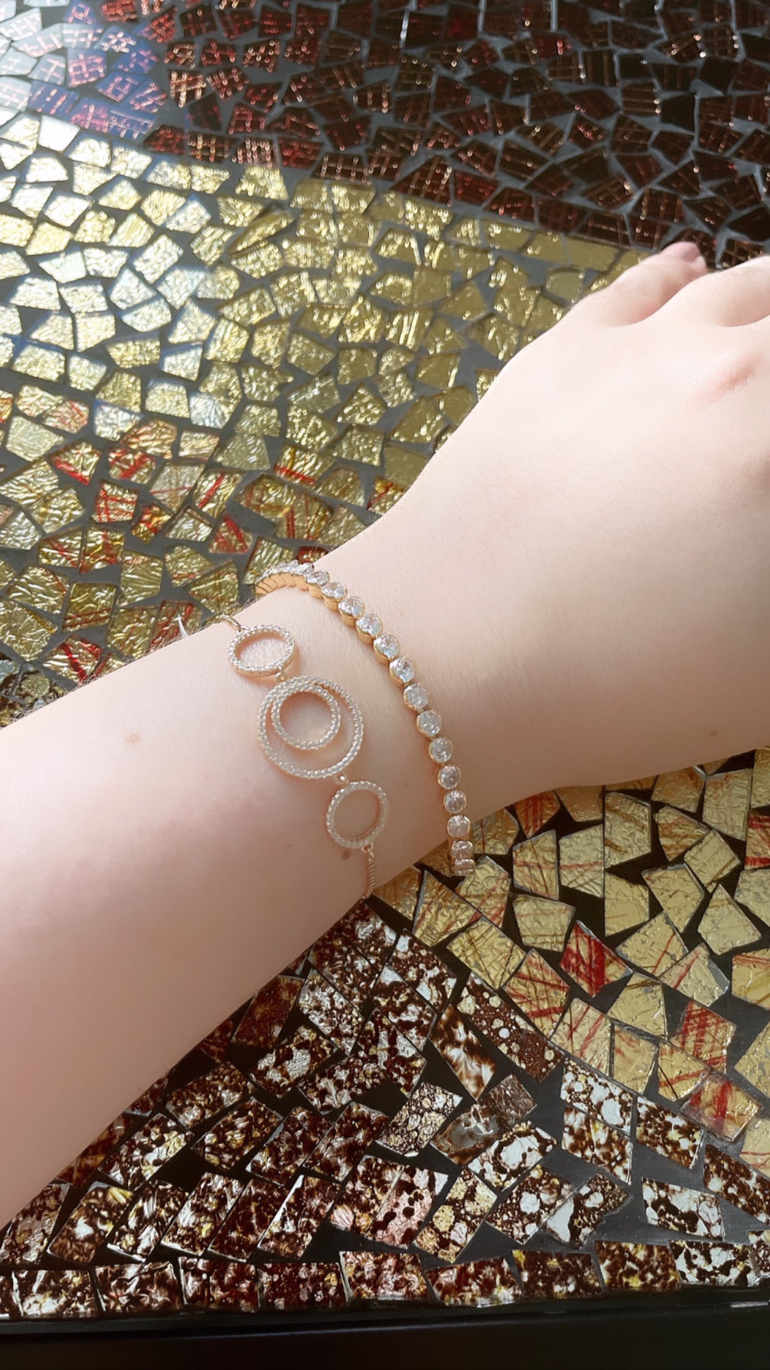 Pave Circle Bracelet