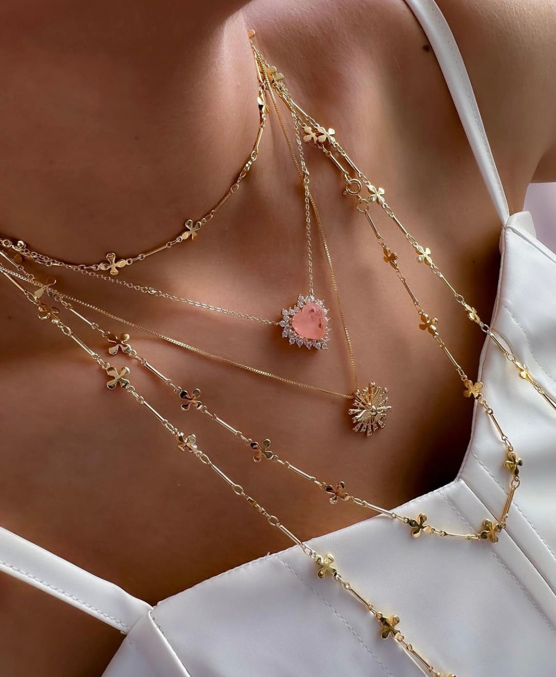 Venetian Princess Flower Inspiration RC Designer Necklace