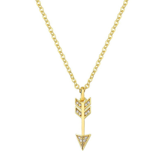 Pave Arrow Necklace