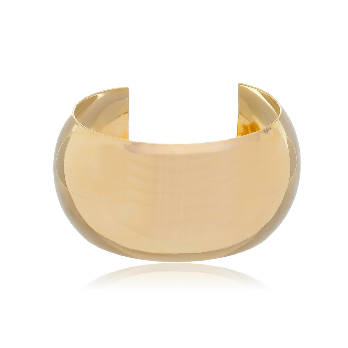 Sleek Dome Cuff Bracelet