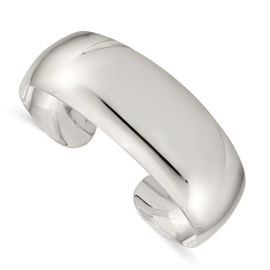 Sleek Dome Cuff Bracelet