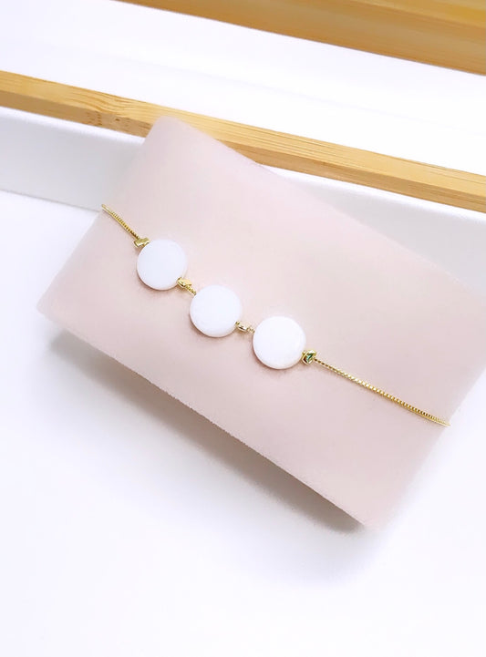 Flat Mother Pearl Bracelet