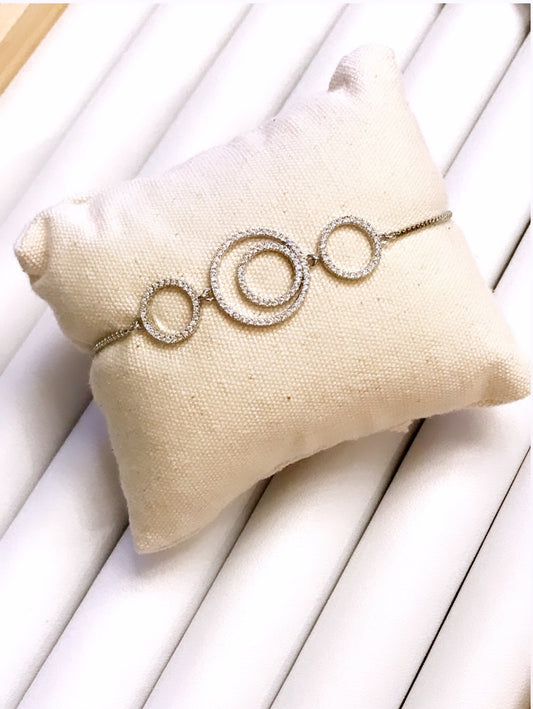 Adjustable Circles of Life Bracelet