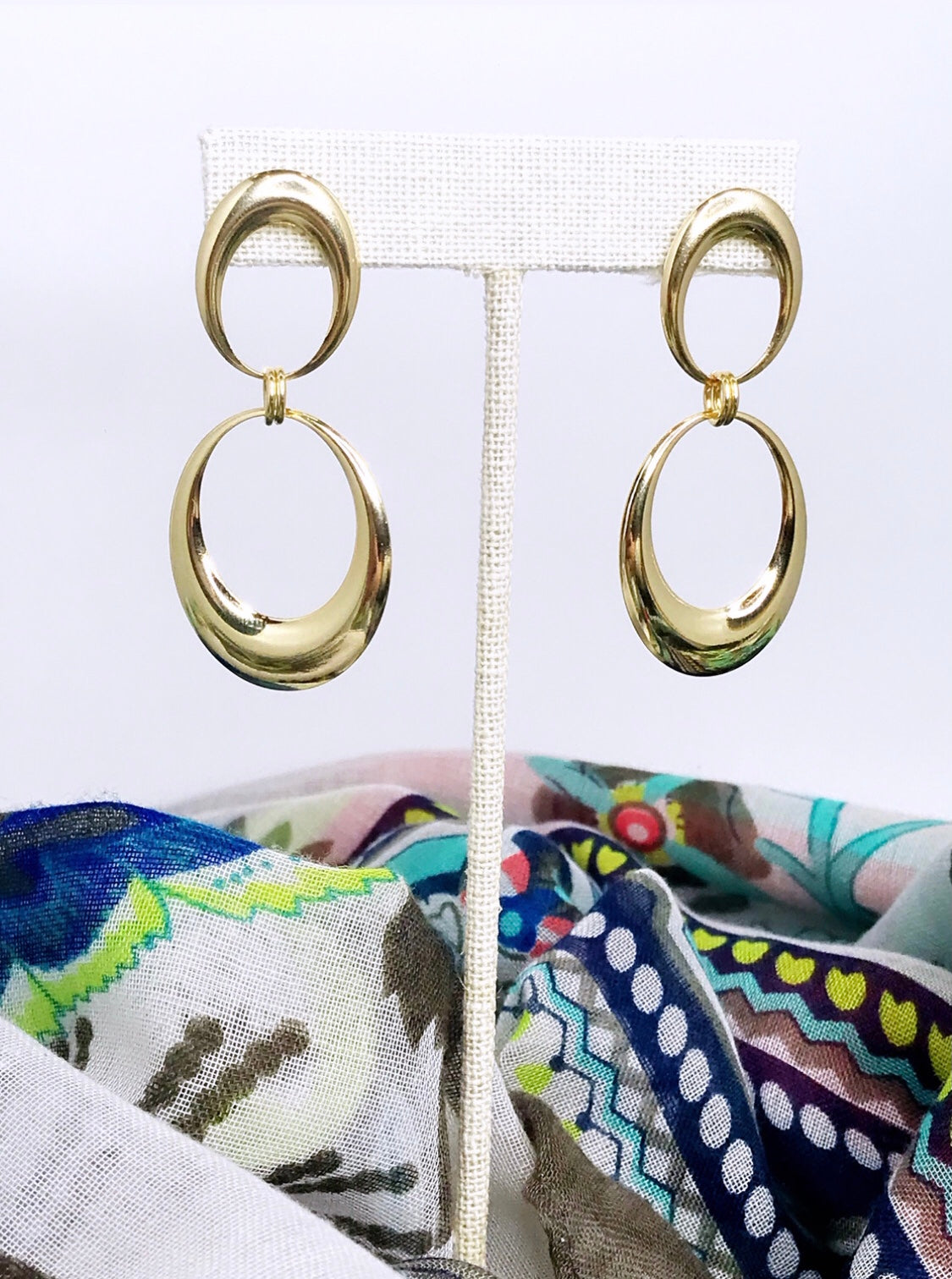 Large Links Earring