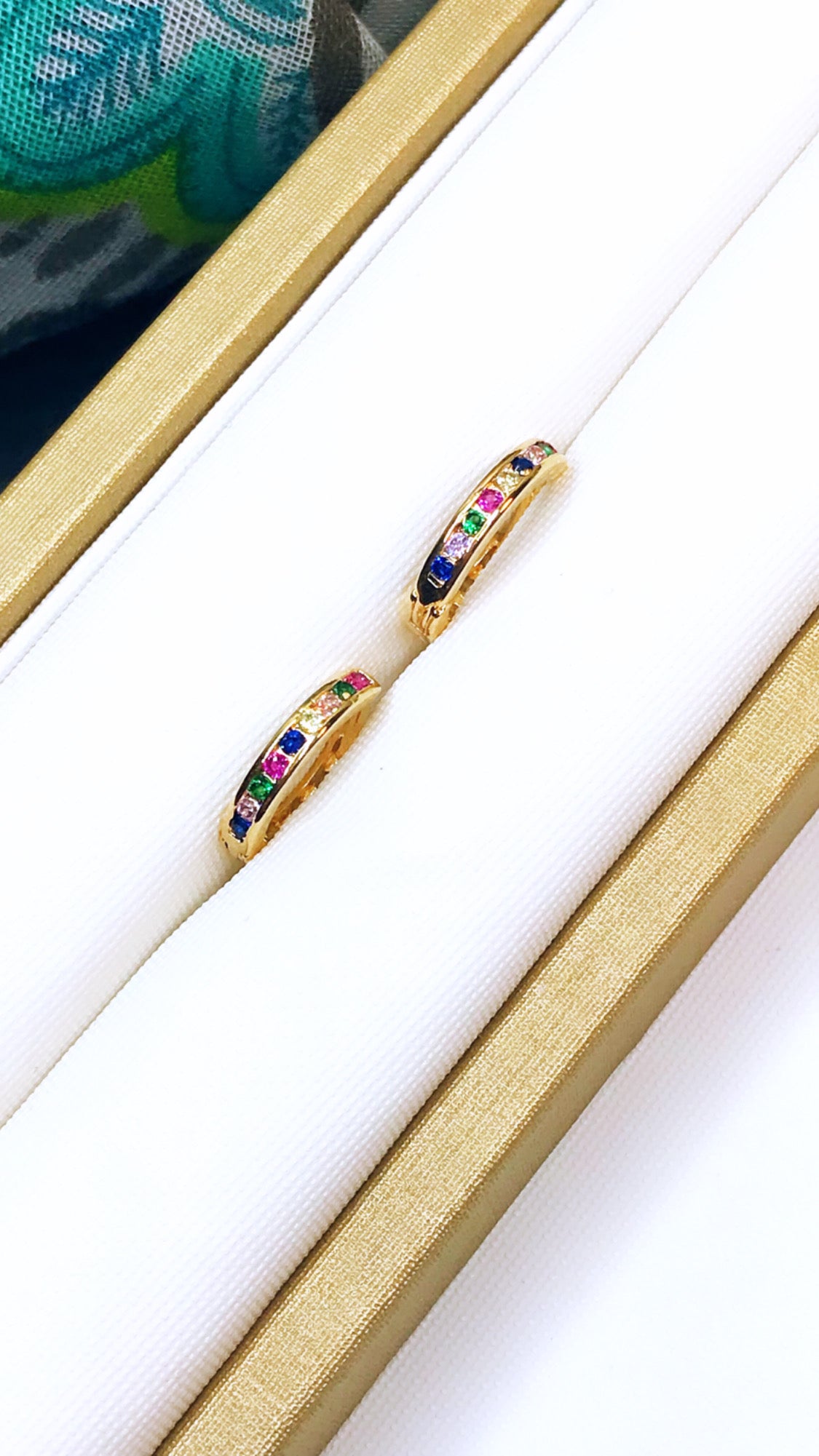 Small Color Hoop Earring