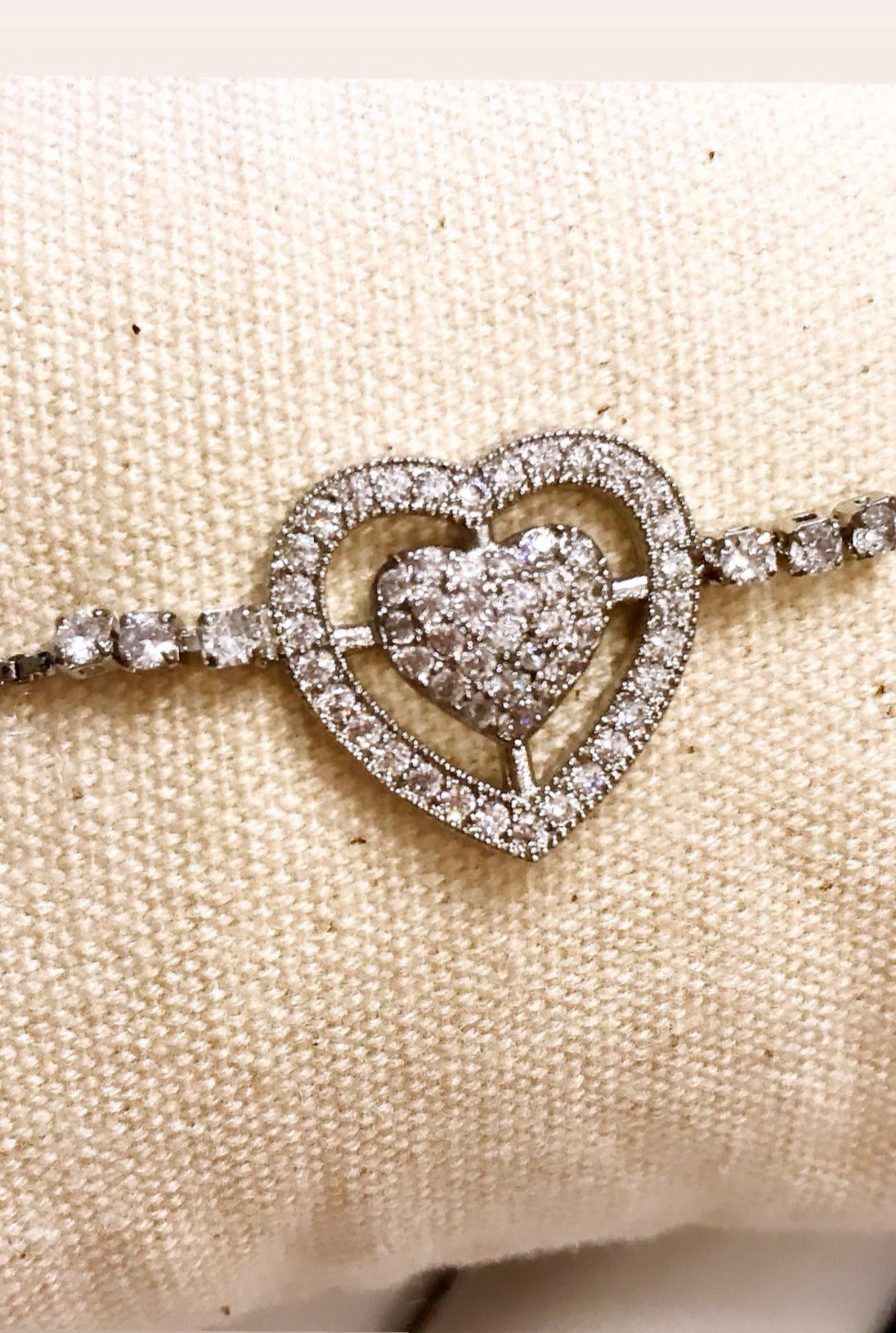 Adjustable I Heart You Bracelet
